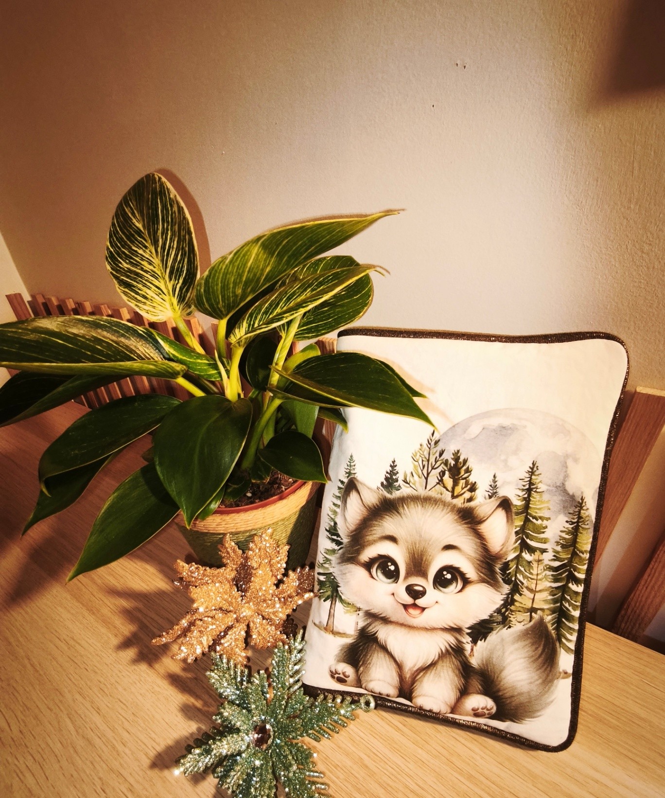 Protège-carnet louveteau des bois